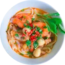 Spicy seasoned seafood noodles
